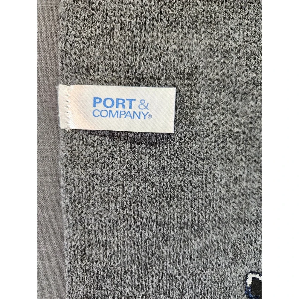 Port & Company Quinnipiac 2023 NCAA Hockey National Champions Gray Knit Scarf